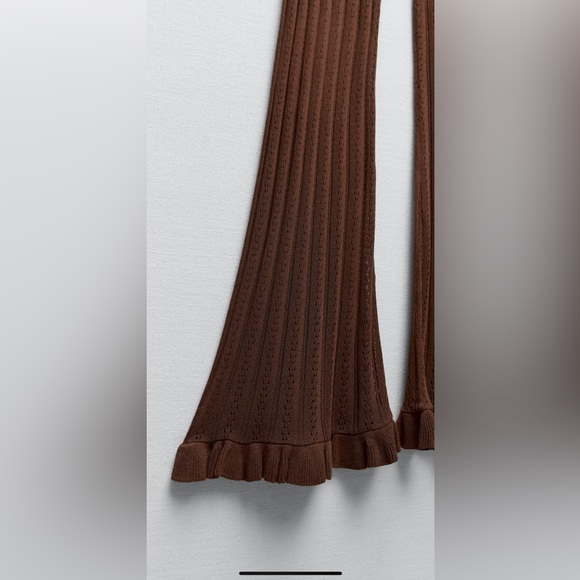 Co ord set brown top and trouser - Picture 4 of 5